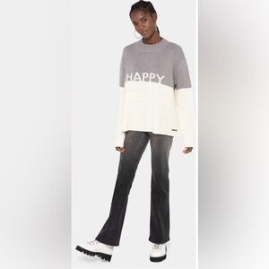 Peace Love World-Oversized “Happy”Sweater size S